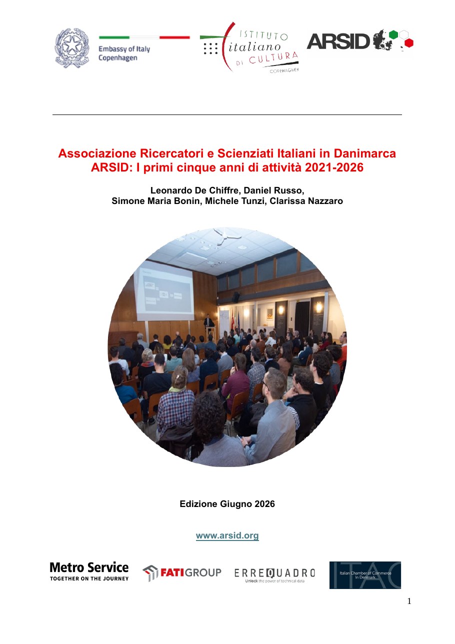 Cover of the publication I primi cinque anni di attività, 2021–2026