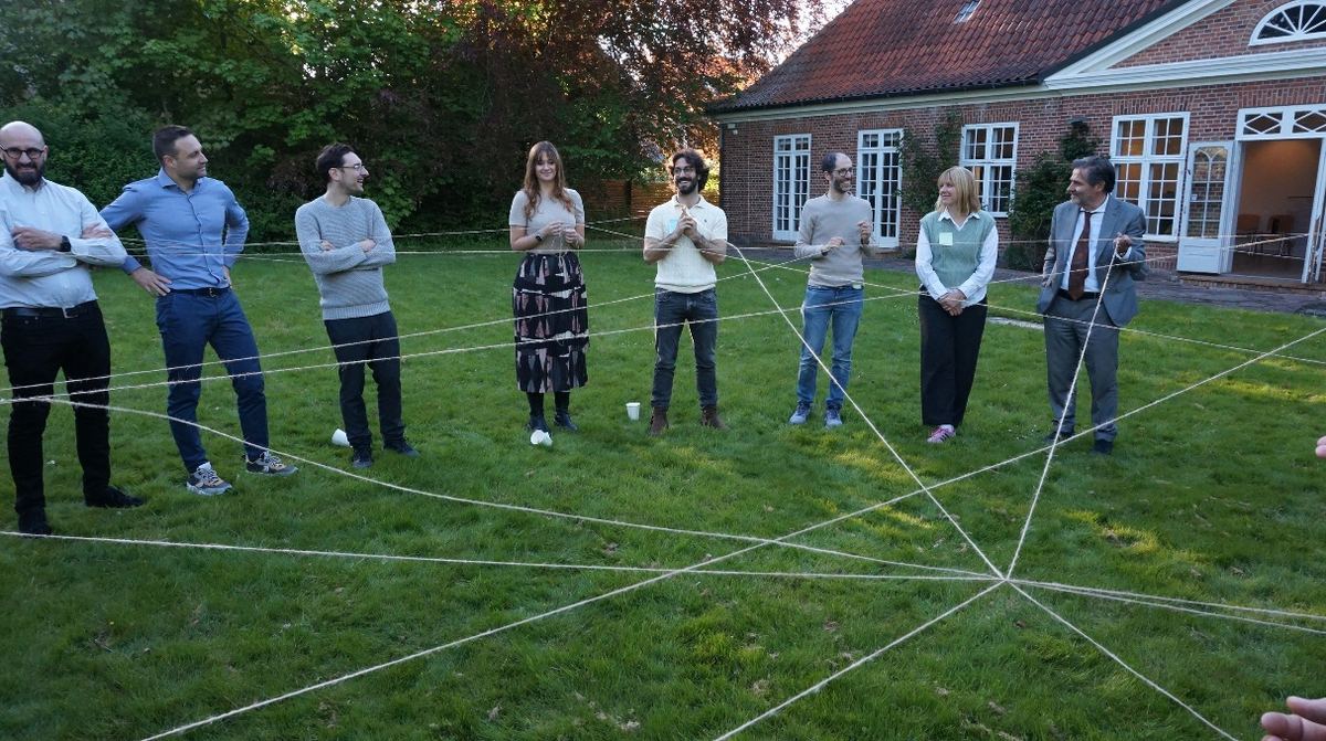 ARSID members in the garden during the spring assembly